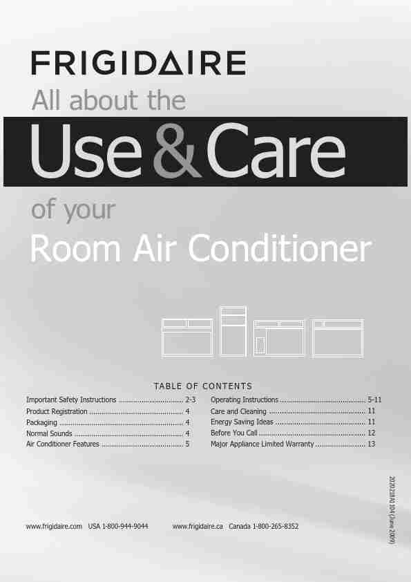 Frigidaire Air Conditioner FRA18EMU2-page_pdf